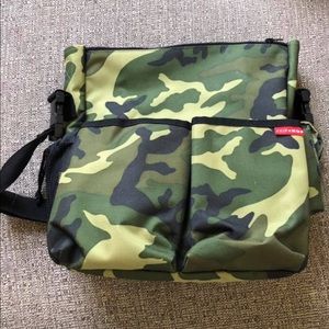 Skip Hop camo diaper bag